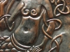 Copper Rubbing Celtic Mermaid
